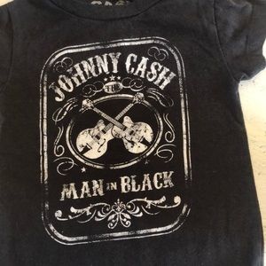18m used Johnny Cash t-shirt boys